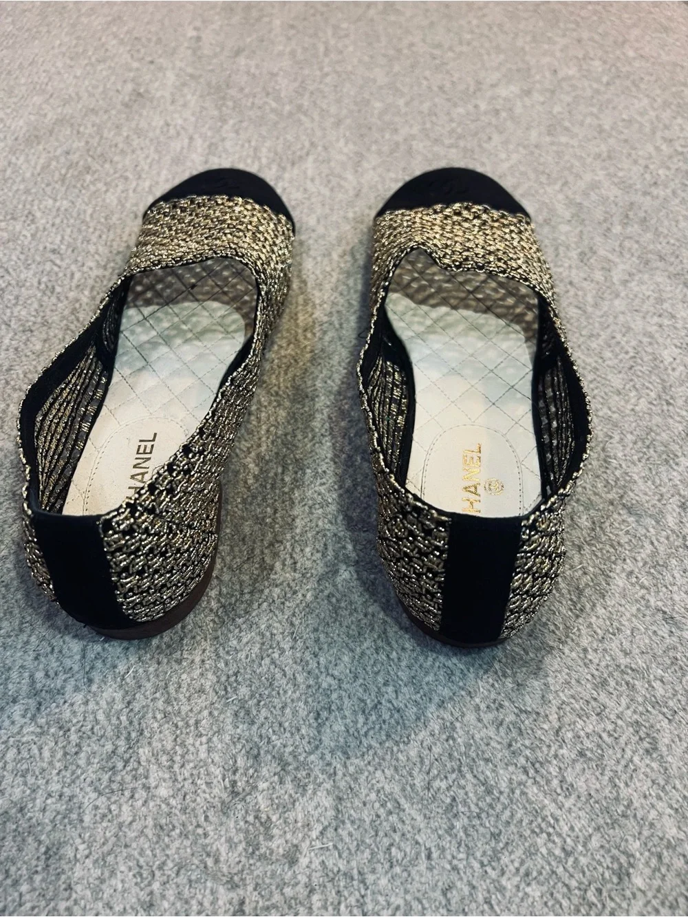 CHANEL authentic metallic
